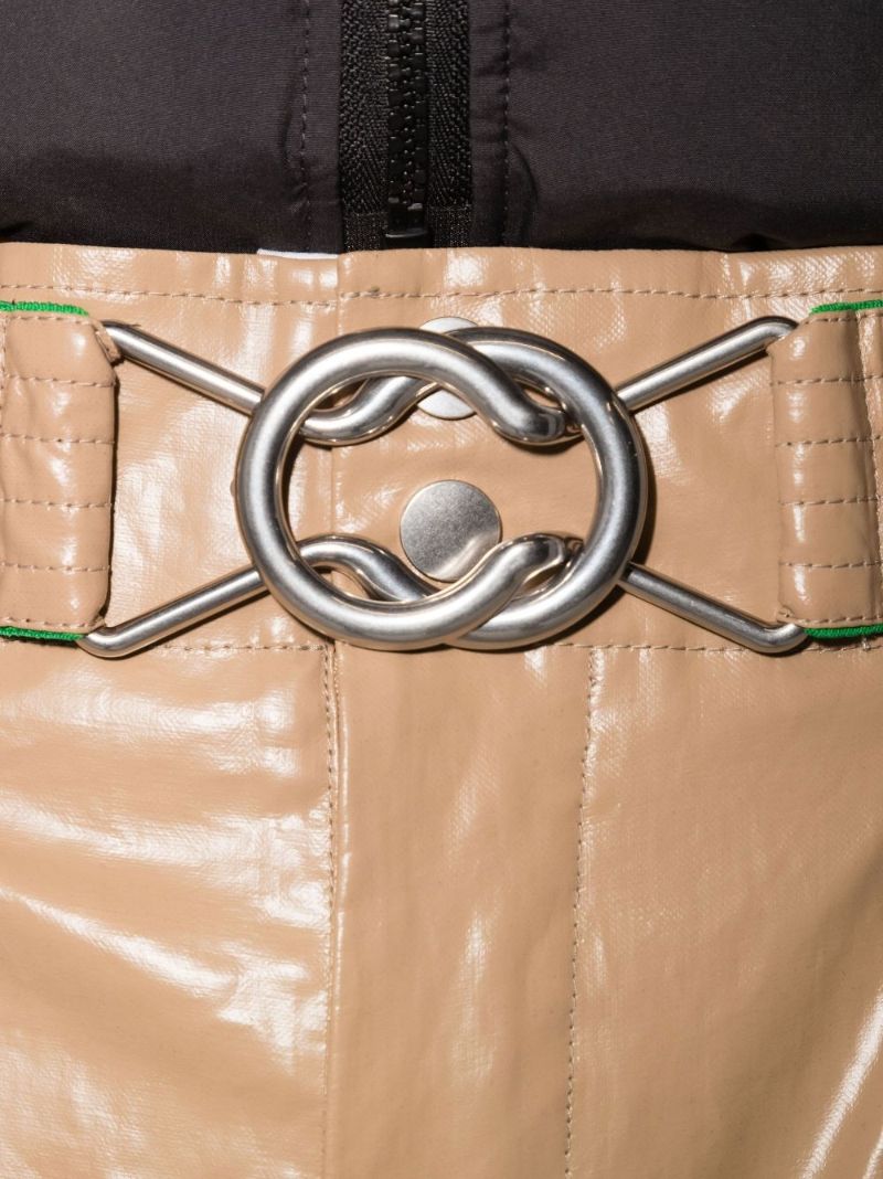 High Waist Coated Trousers