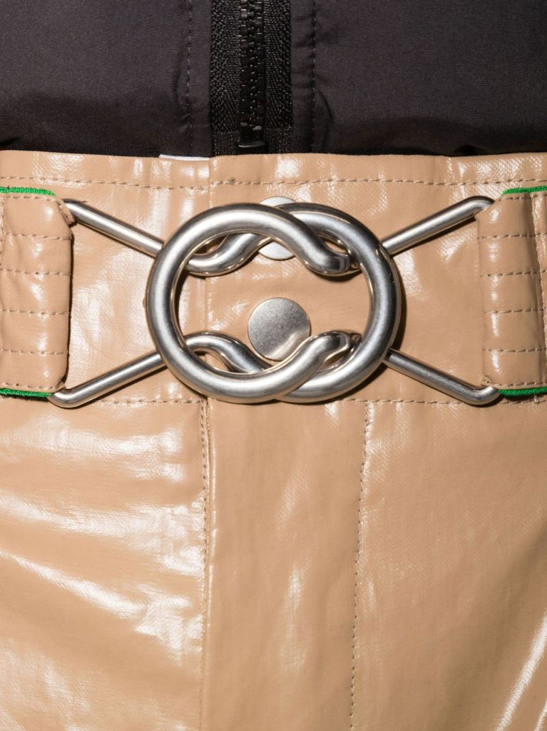 High Waist Coated Trousers