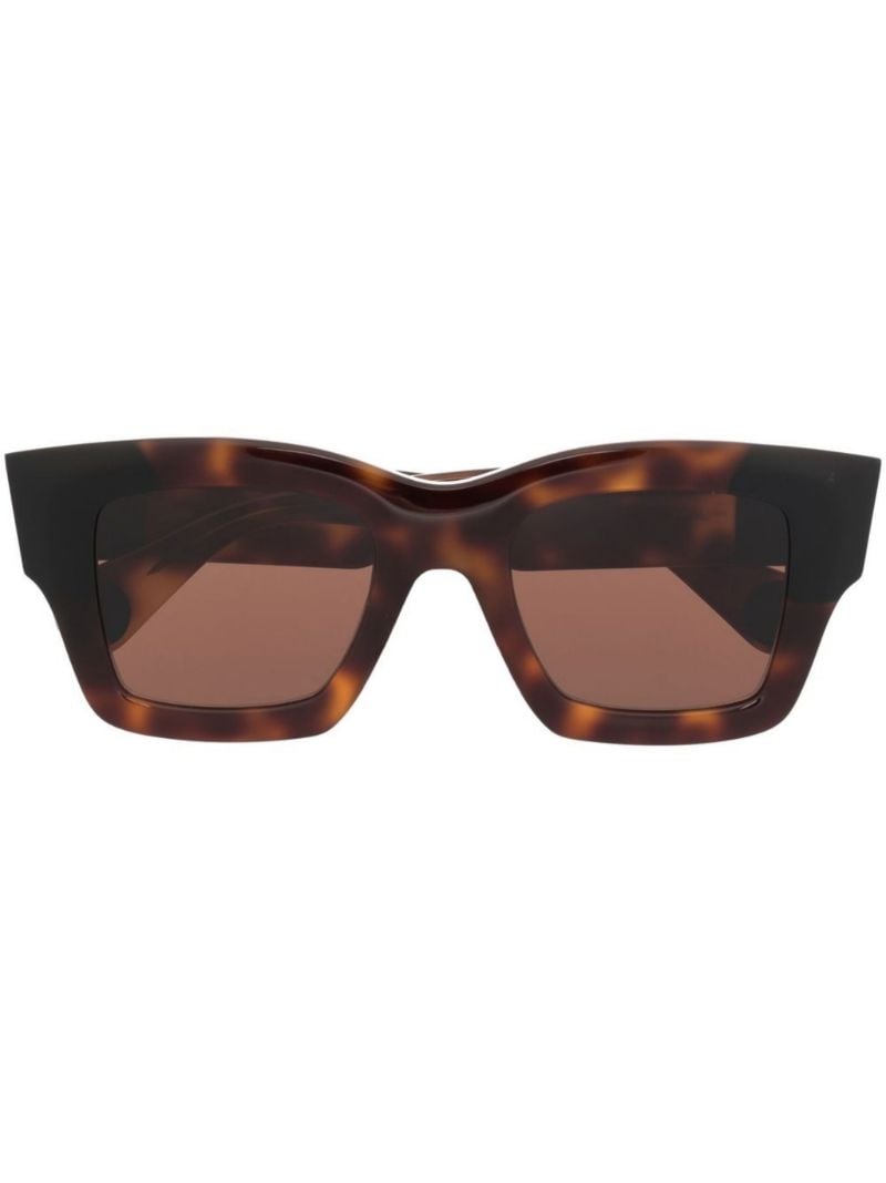 Brown Les Lunettes Baci Square Sunglasses