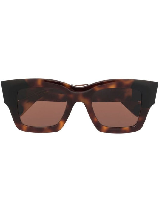 Brown Les Lunettes Baci Square Sunglasses