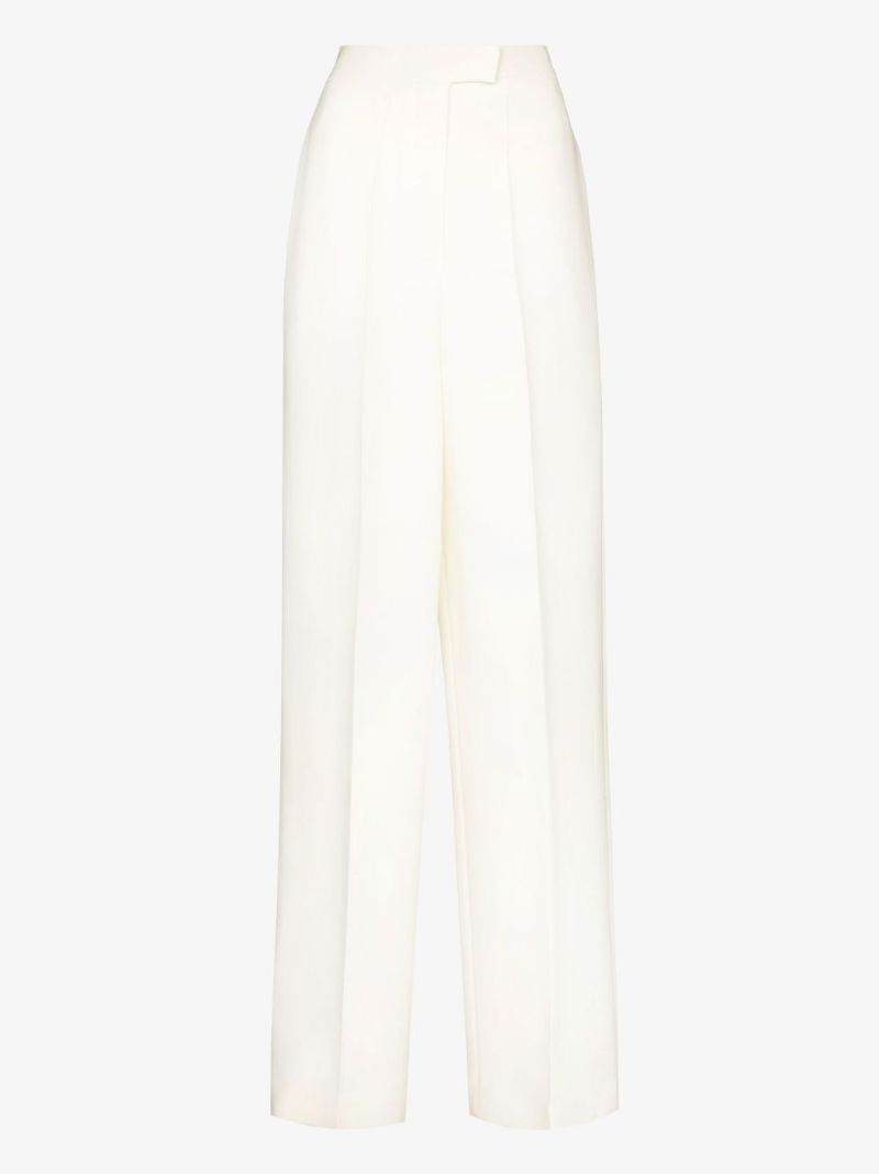 High Waist Tailored Trousers
