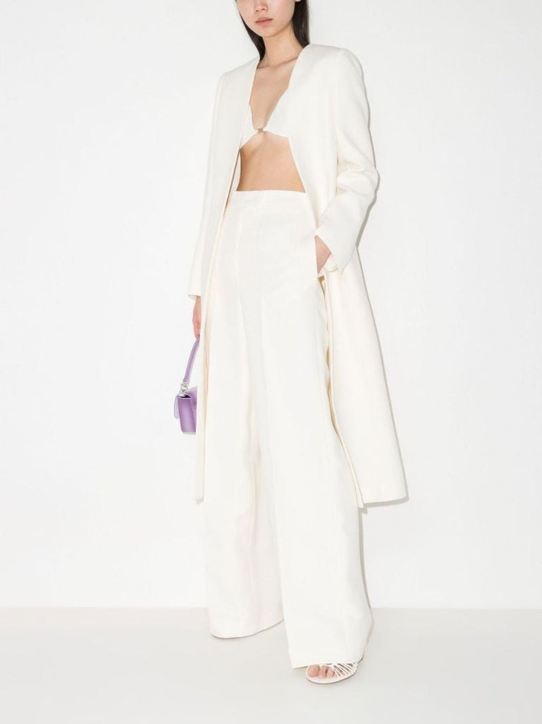 High Waist Tailored Trousers
