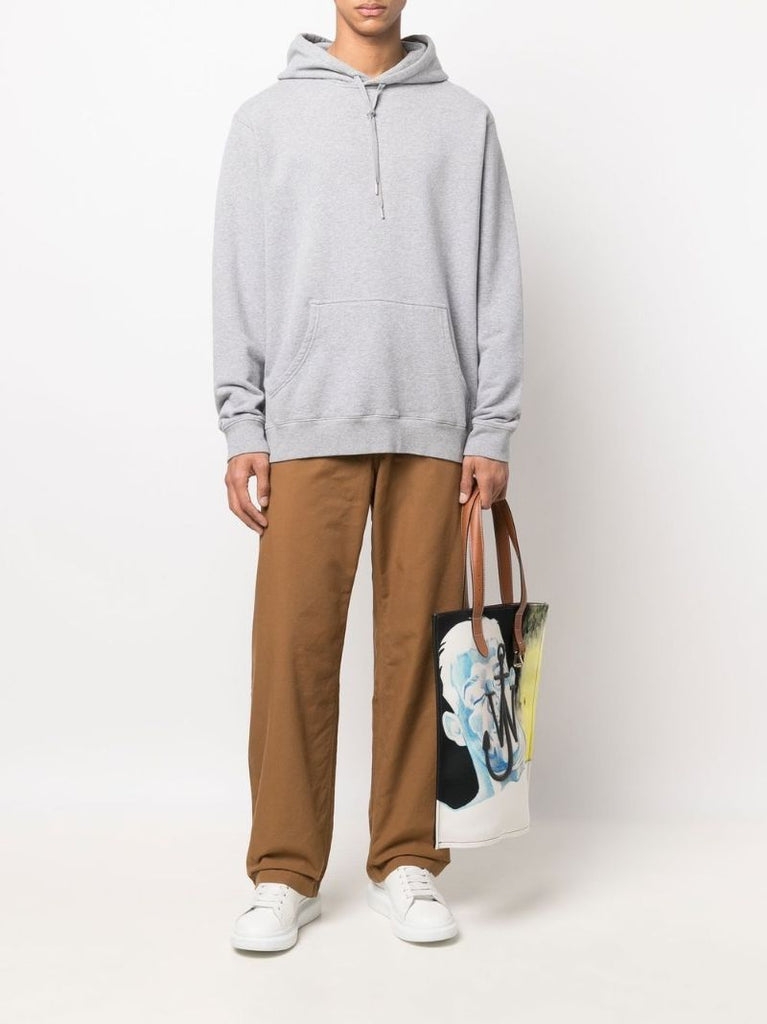 Brown Carpenter Straight Leg Cotton Trousers