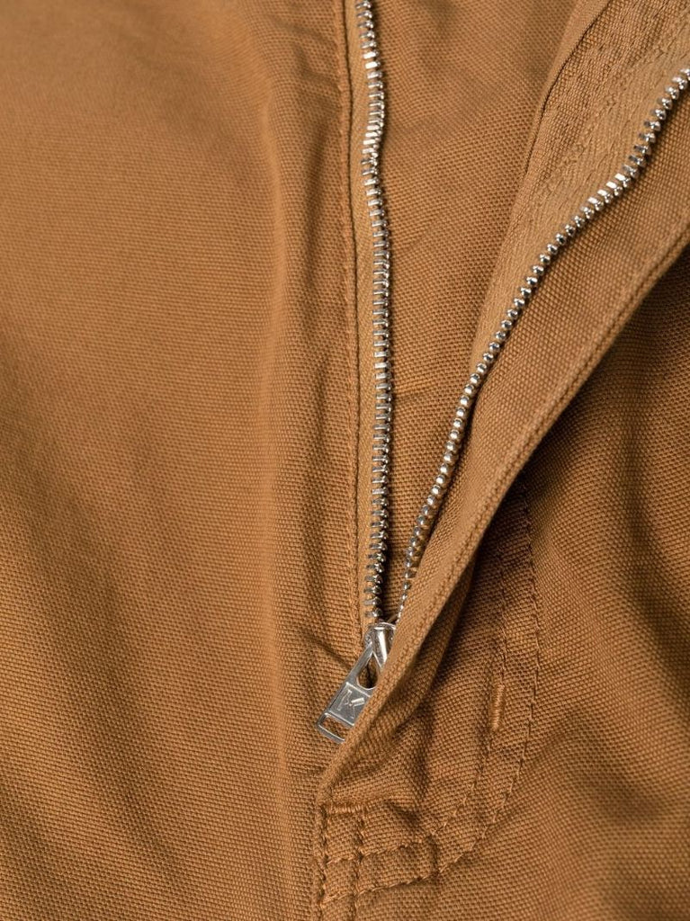 Brown Carpenter Straight Leg Cotton Trousers