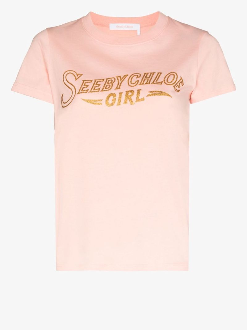 Logo Print Cotton T-shirt