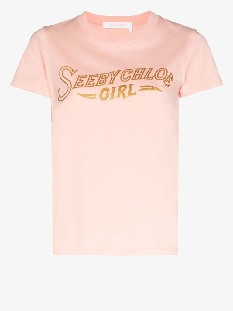 Logo Print Cotton T-shirt