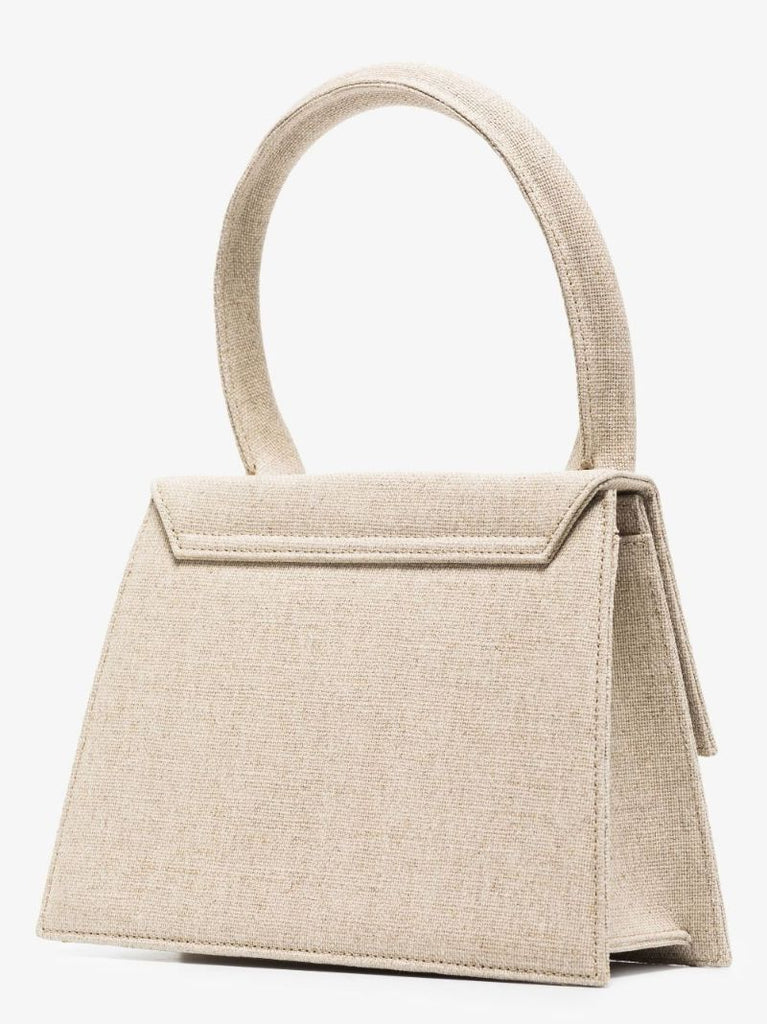 Neutral Le Grand Chiquito Canvas Tote Bag