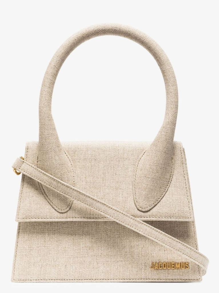Neutral Le Grand Chiquito Canvas Tote Bag