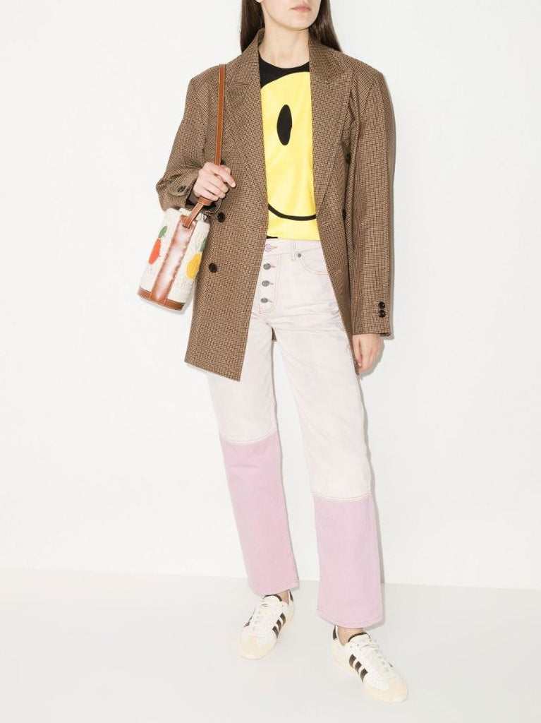 Lovy Panelled Straight Leg Jeans