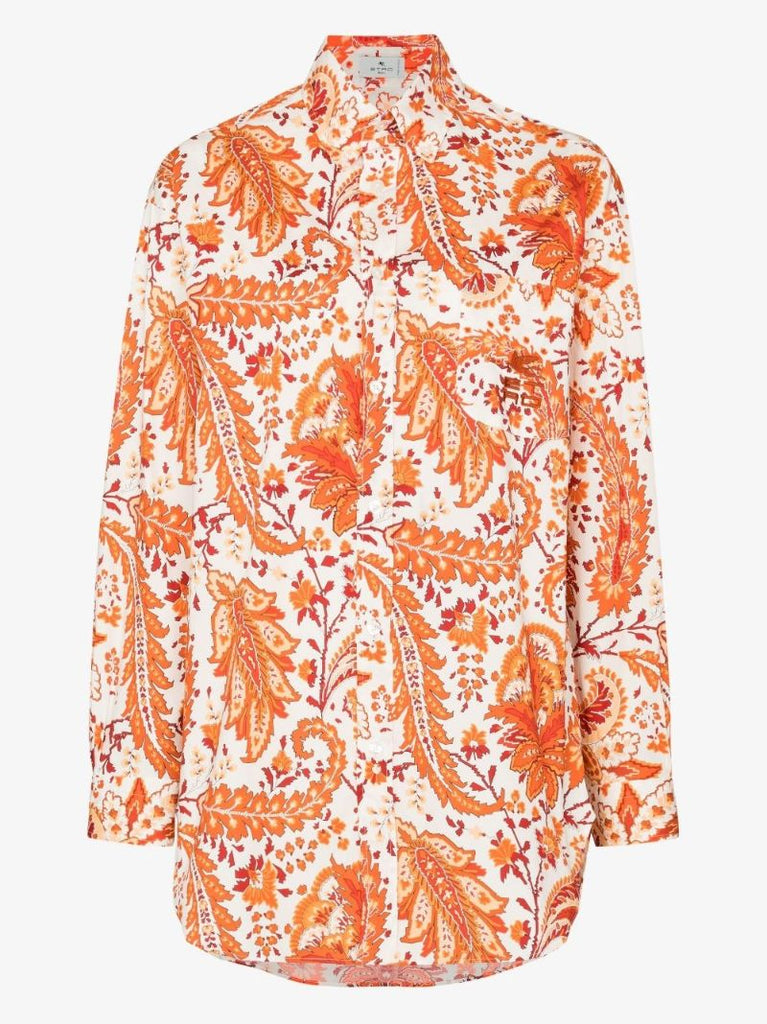 Paisley Print Cotton Shirt