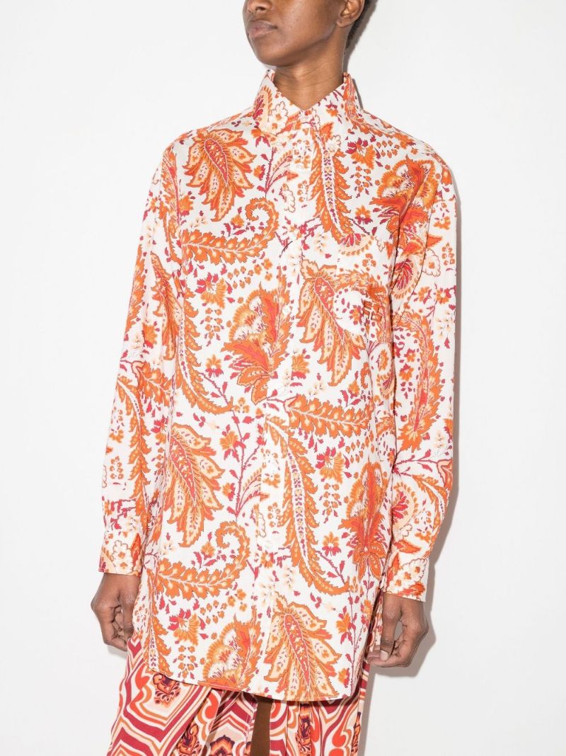Paisley Print Cotton Shirt