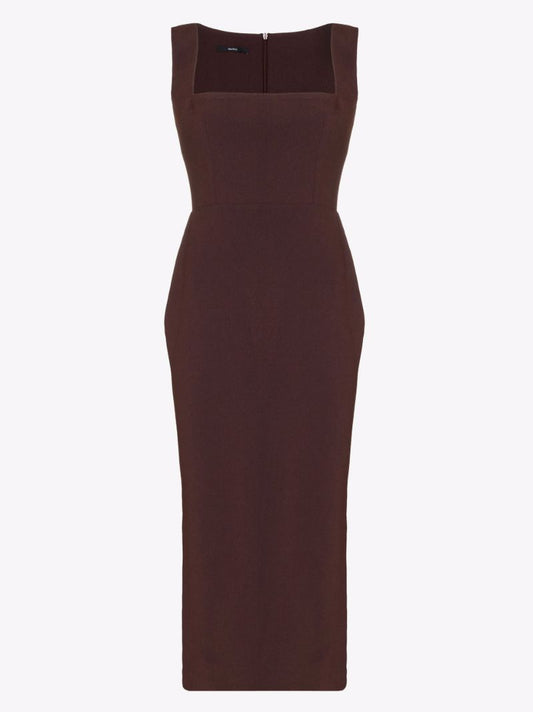 Steel Sleeveless Midi Dress