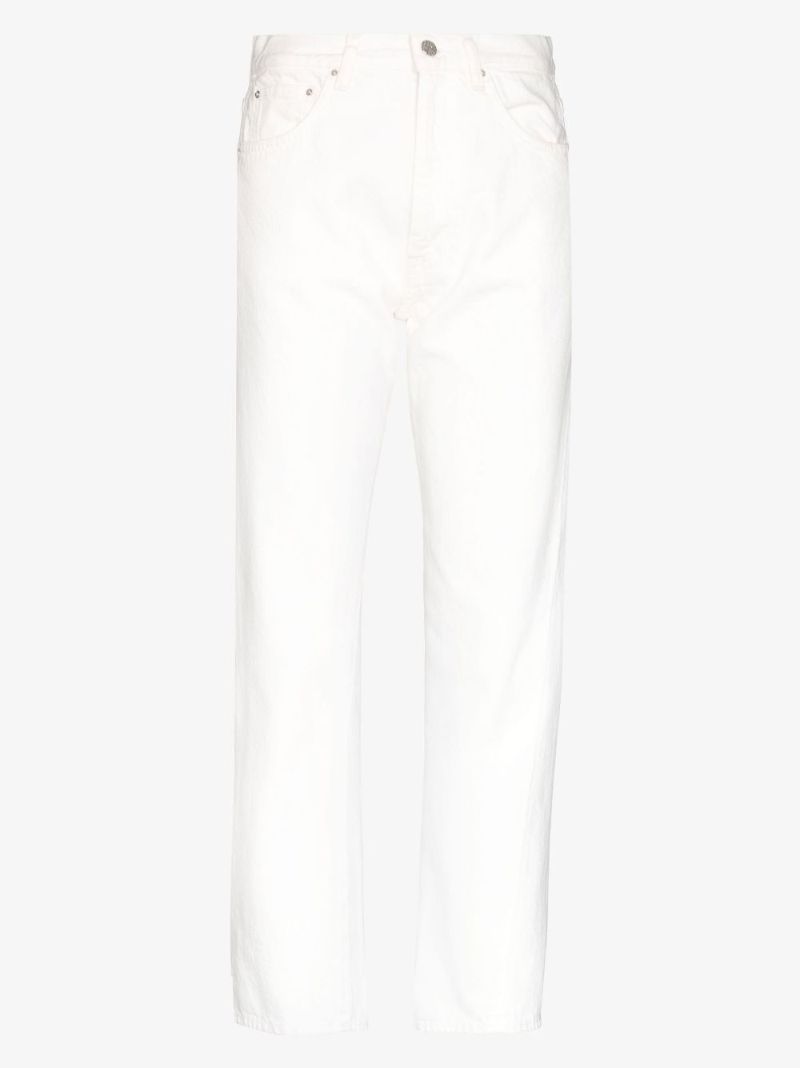 Twisted Seam Cropped Jeans