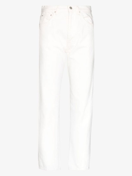 Twisted Seam Cropped Jeans