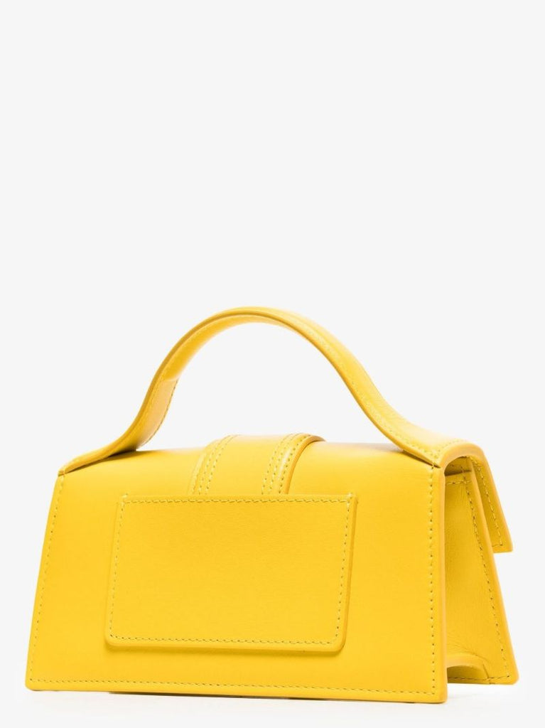 Yellow  Le Bambino Leather Cross Body Bag