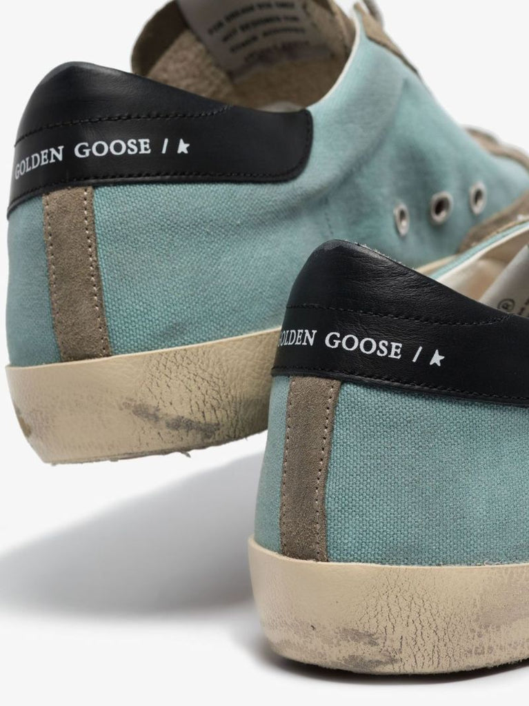 Blue Super-star Low Top Canvas Sneakers
