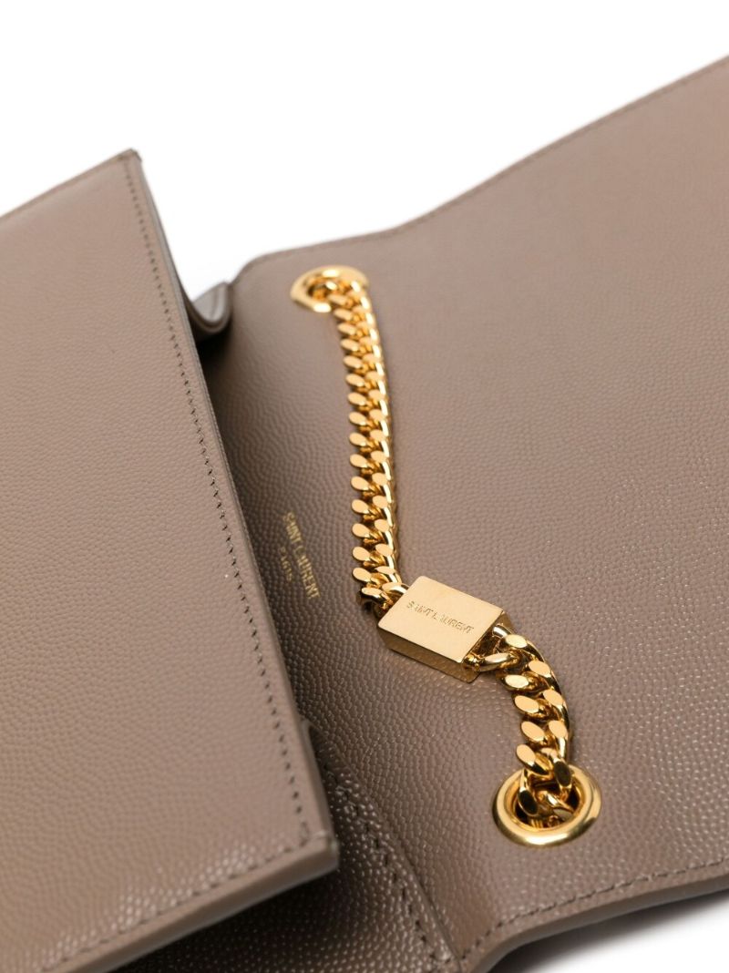 Neutral Kate Small Leather Shoulder Bag