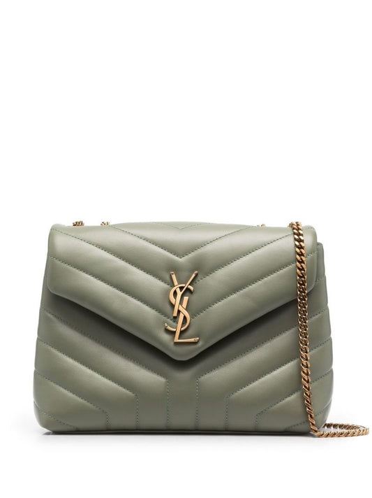 Green Loulou Small Leather Shoulder Bag