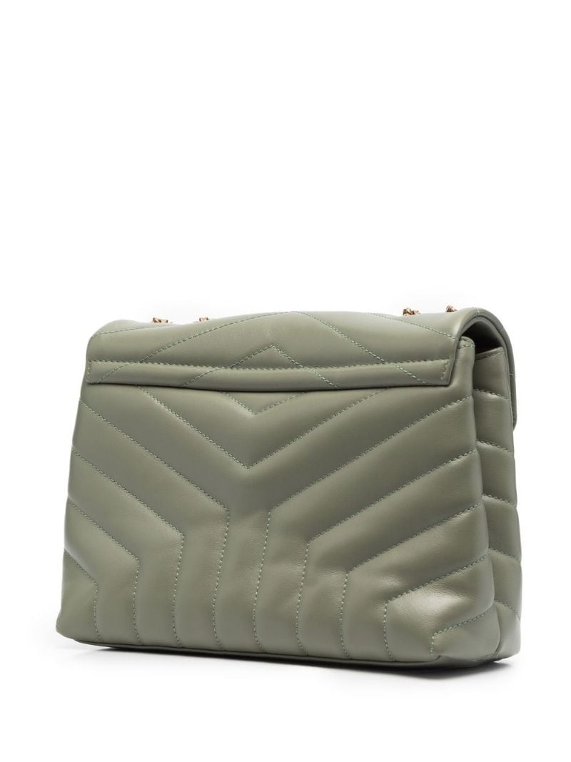 Green Loulou Small Leather Shoulder Bag