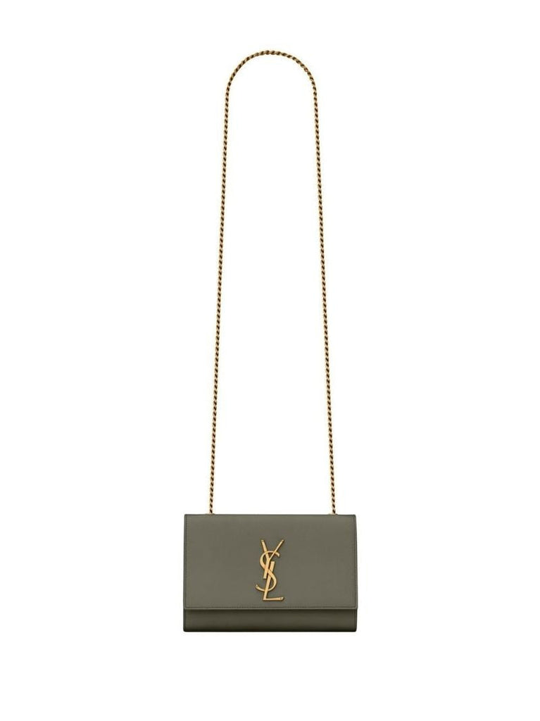 Green Kate Small Leather Cross Body Bag