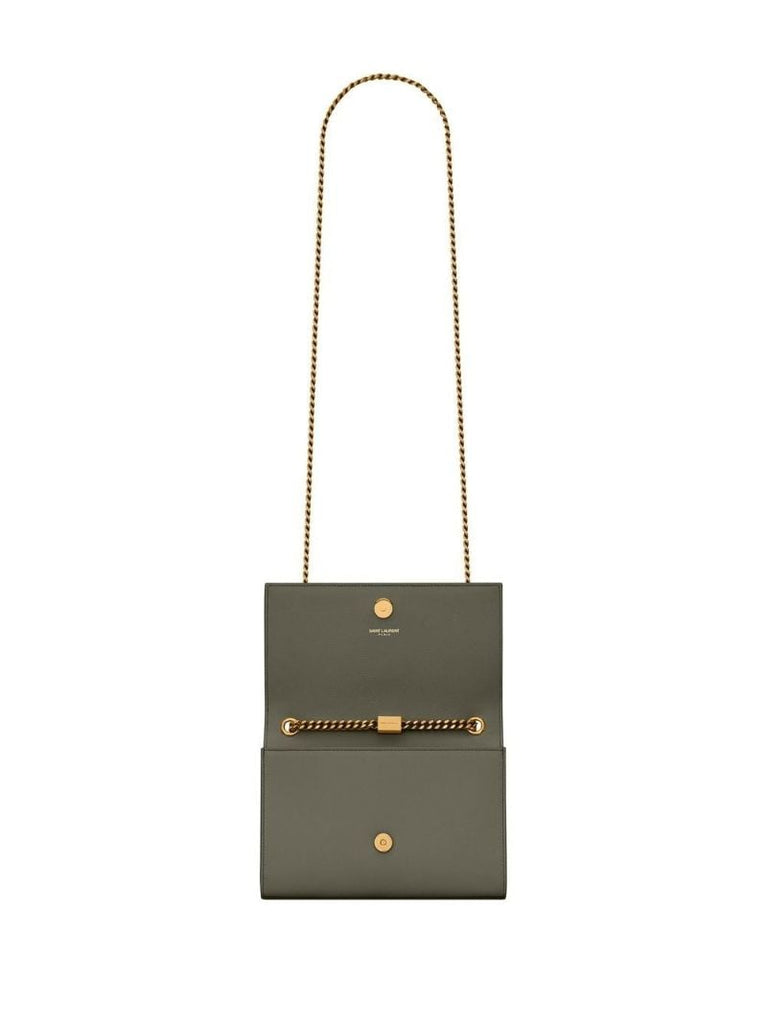 Green Kate Small Leather Cross Body Bag