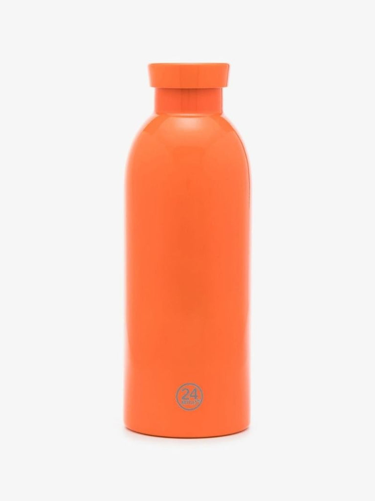 Orange Heat Reactive Logo Print Water Bottle