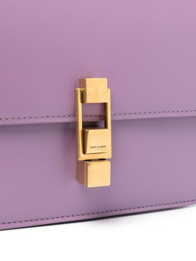 Purple Le CarrÃ_x0083_Â© Leather Shoulder Bag