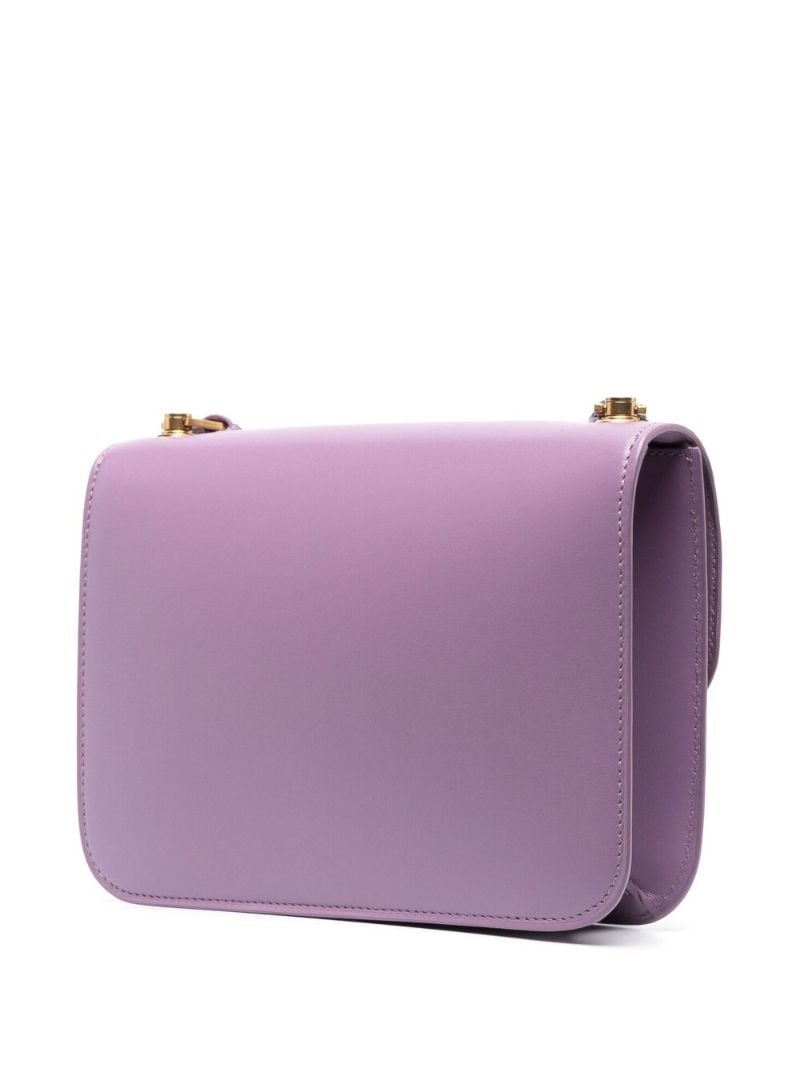 Purple Le CarrÃ_x0083_Â© Leather Shoulder Bag