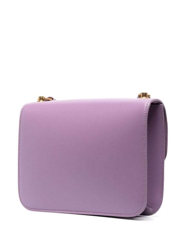 Purple Le CarrÃ_x0083_Â© Leather Shoulder Bag