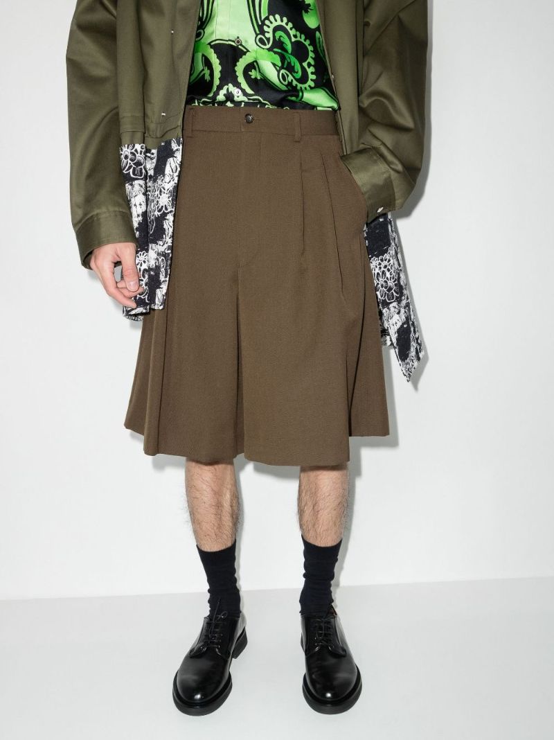 Tailored Wool Shorts