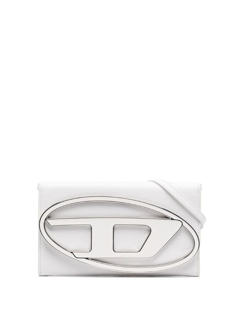 White Logo Plaque Cross Body Bag