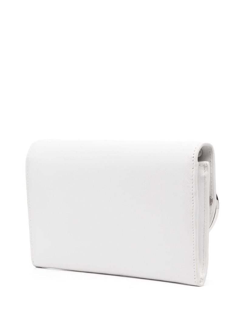 White Logo Plaque Cross Body Bag