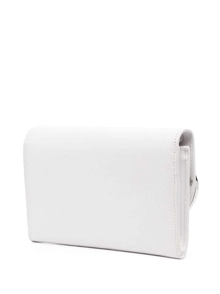 White Logo Plaque Cross Body Bag