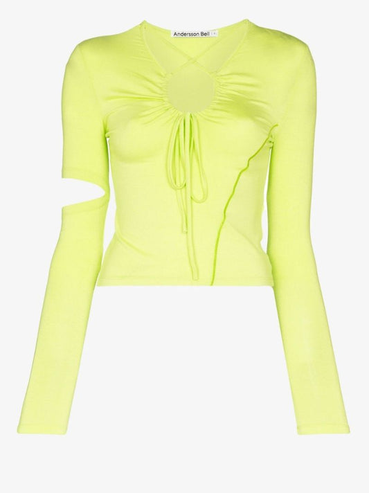 Edie Crossover Long Sleeve Top