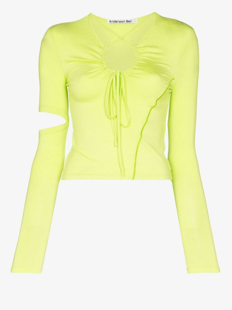 Edie Crossover Long Sleeve Top