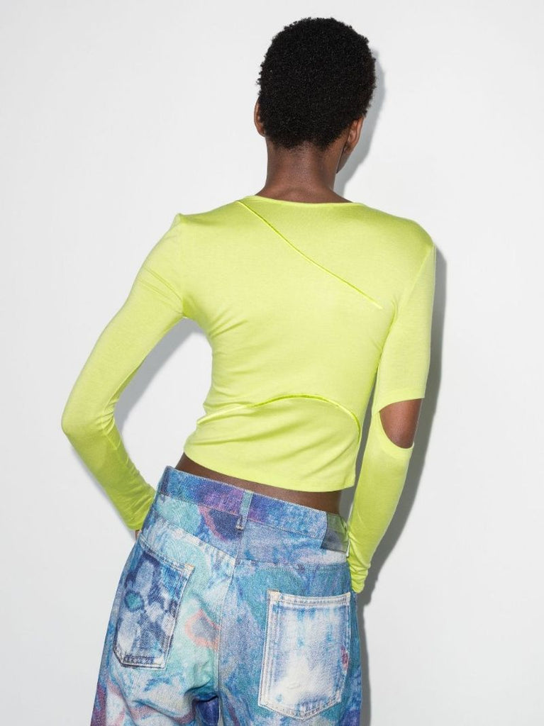 Edie Crossover Long Sleeve Top