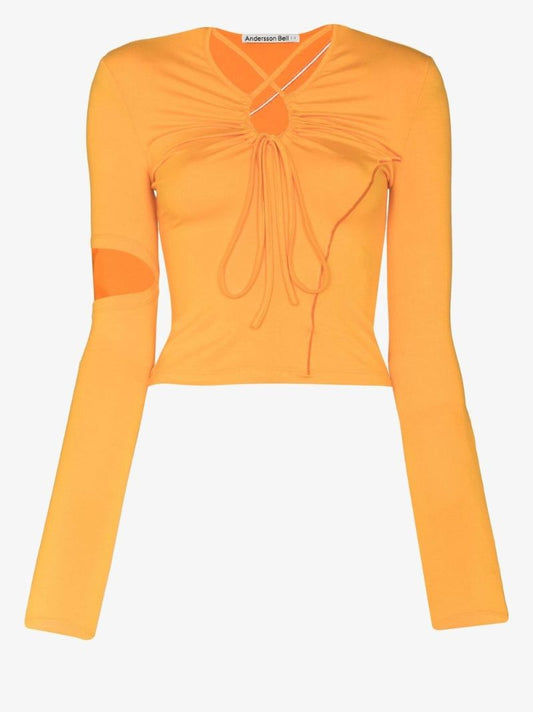 Edie Crossover Long Sleeve Top