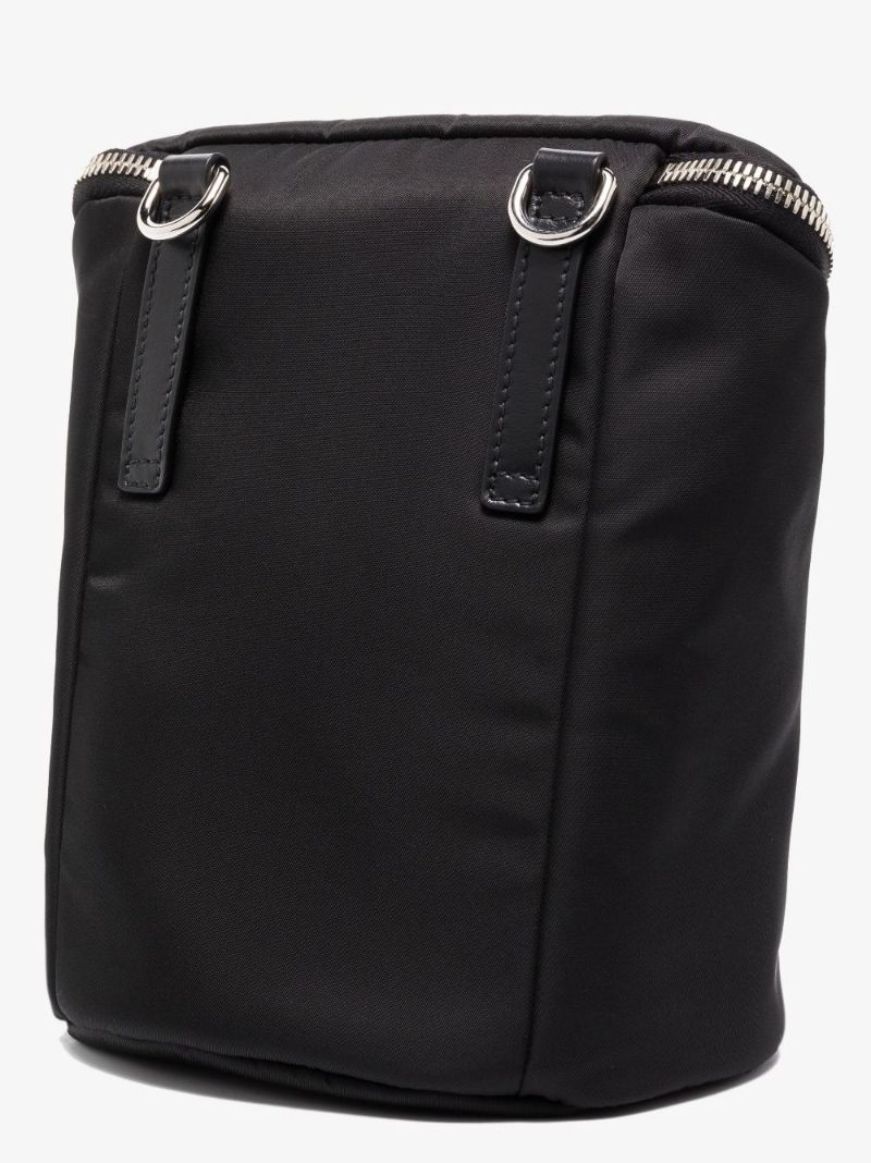 Black Logo Re-nylon Cross Body Bag