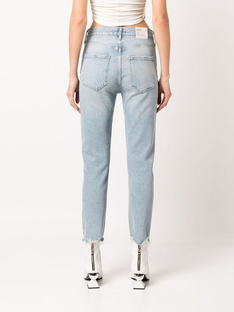 Blue Riley Cropped Jeans