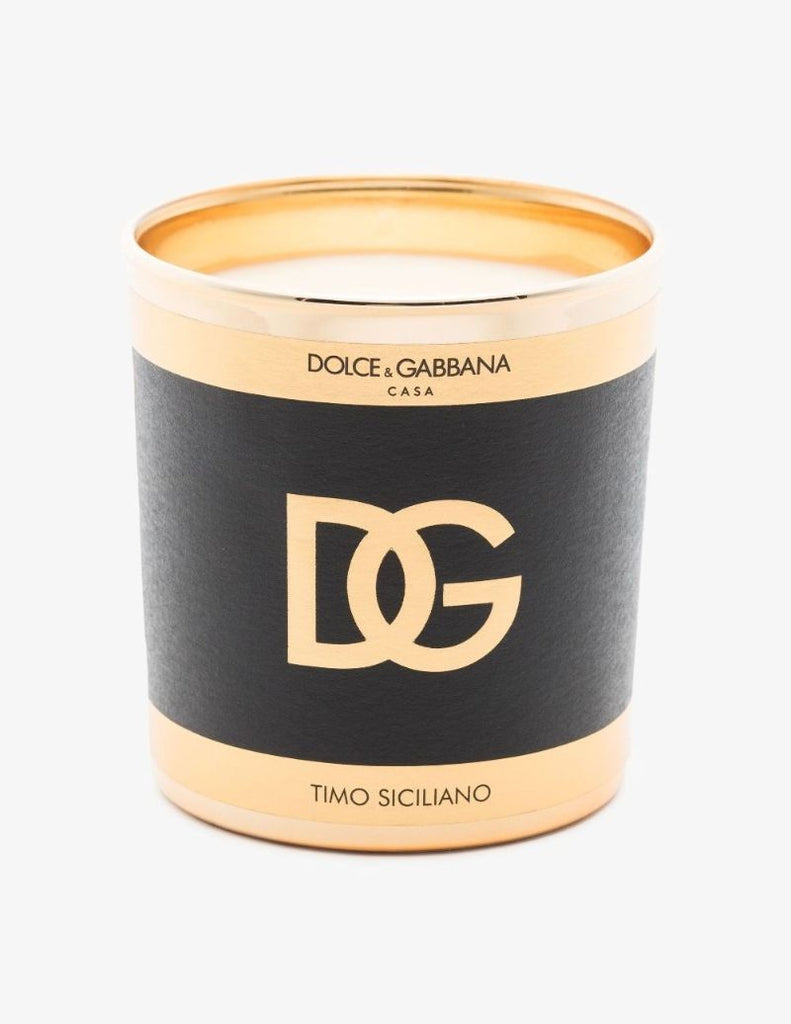 Gold Tone Sicilian Thyme Candle