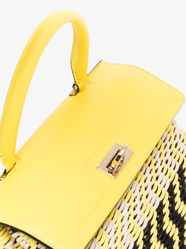 Yellow Trifolio Pannier Tote Bag