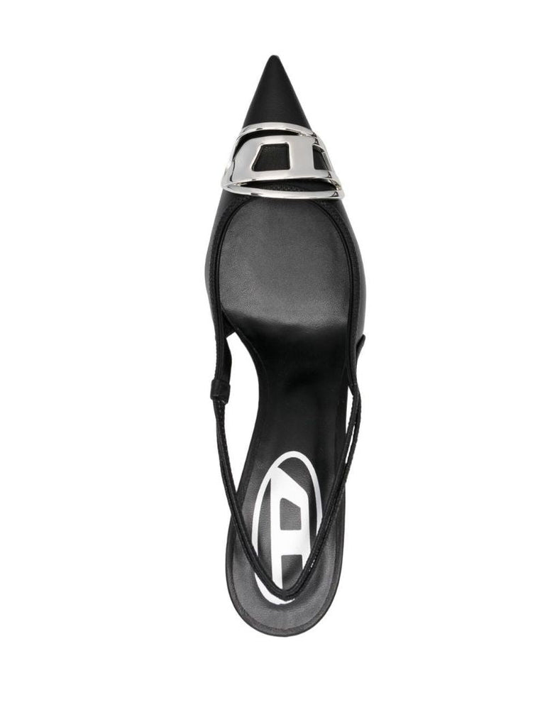 Black D-venus 80 Leather Pumps