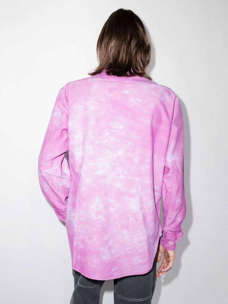 Tie-dye Logo Print Shirt