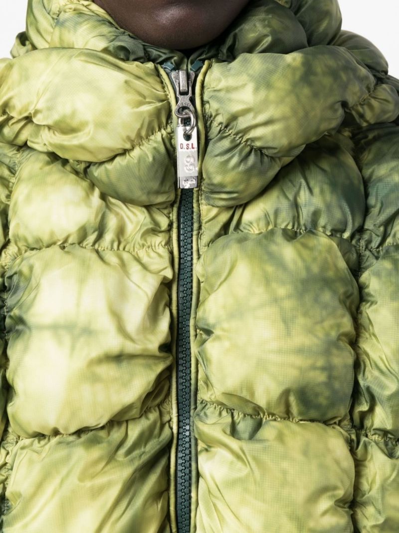 Green W-ralle Padded Jacket
