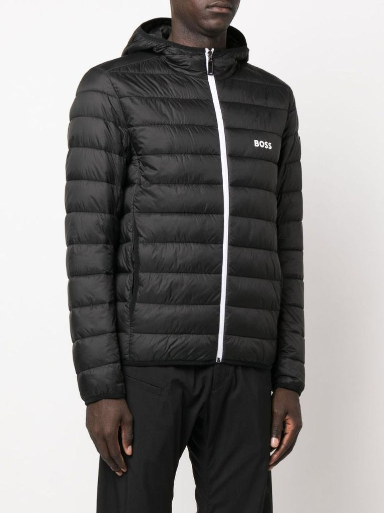Black Thor Quilted Windbreaker Jacket