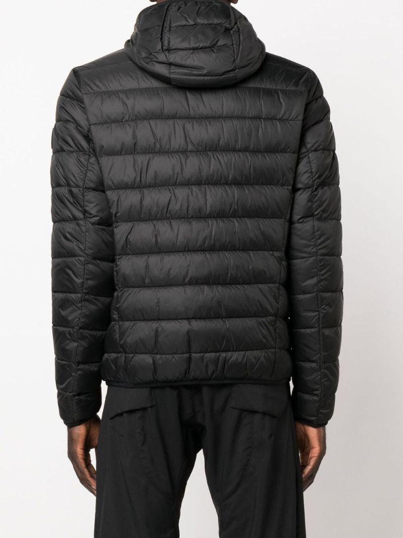 Black Thor Quilted Windbreaker Jacket