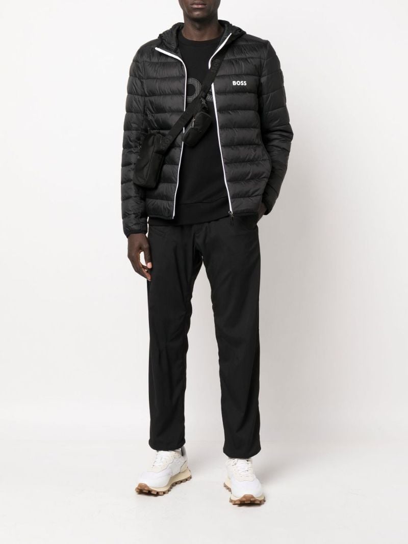 Black Thor Quilted Windbreaker Jacket