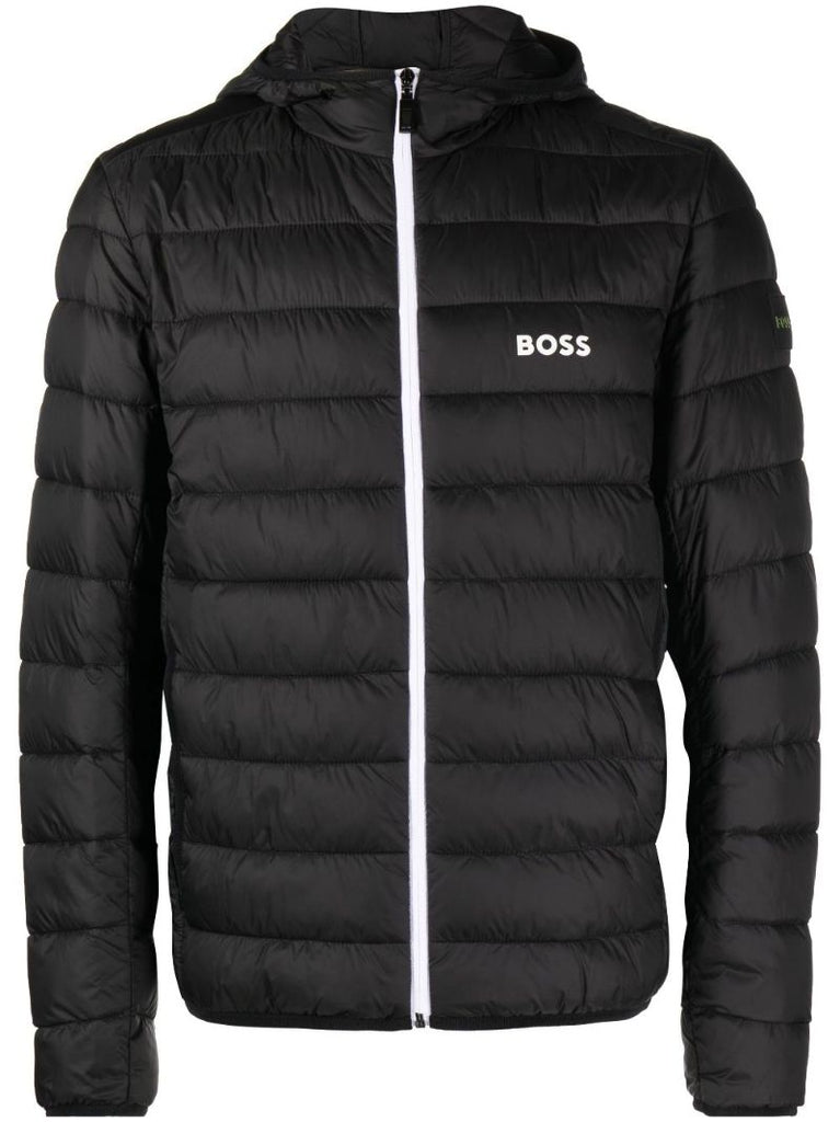 Black Thor Quilted Windbreaker Jacket