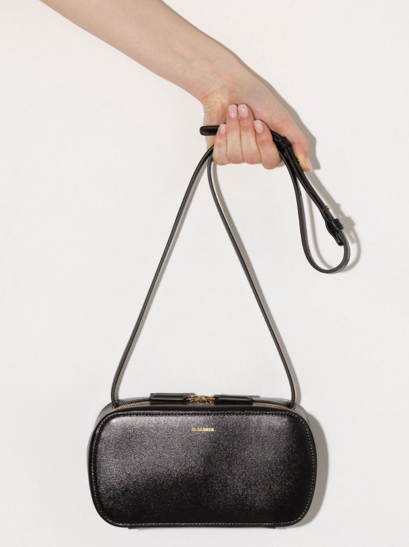 Black Tradition Small Leather Cross Body Bag