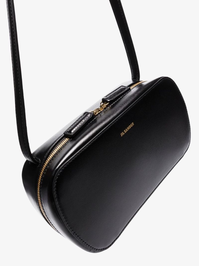 Black Tradition Small Leather Cross Body Bag